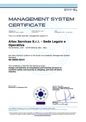 Certificazione SA8000